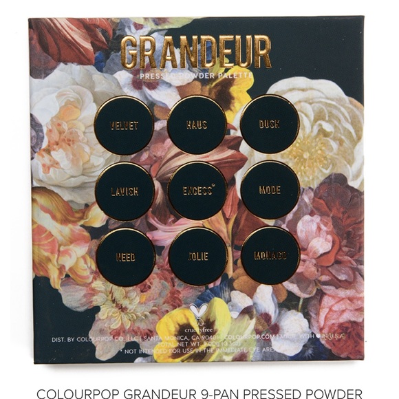 🆕 ‘Grandeur’ Eyeshadow Palette - Colourpop - NEW IN BOX! - Gold and Brown Hues - Picture 5 of 8